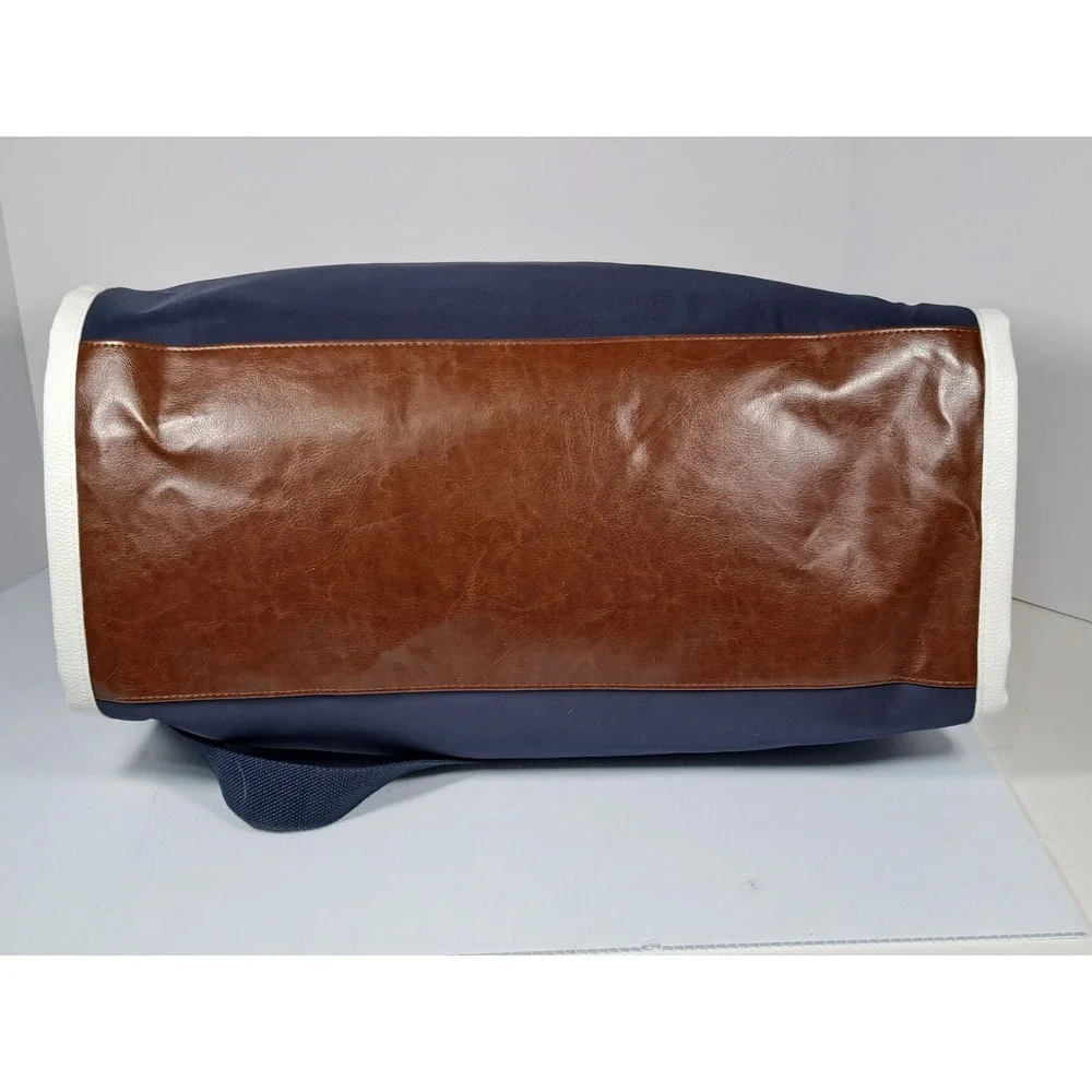 Polo Ralph Lauren Navy Blue Nylon Convertible Garment Bag Duffel Large Pony